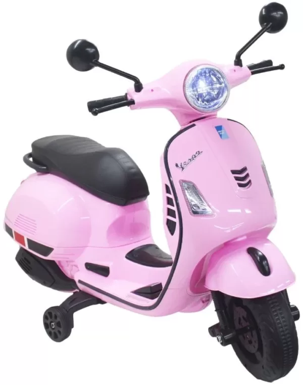 Vespa Battery Operated Ride On Scooty Pink